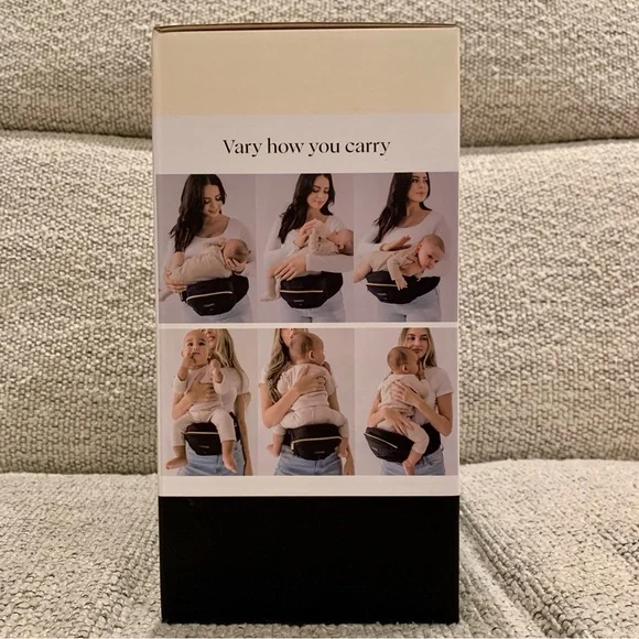 New Tushbaby Baby Hip Seat Carrier Lite Charcoal - Picture 2 of 5